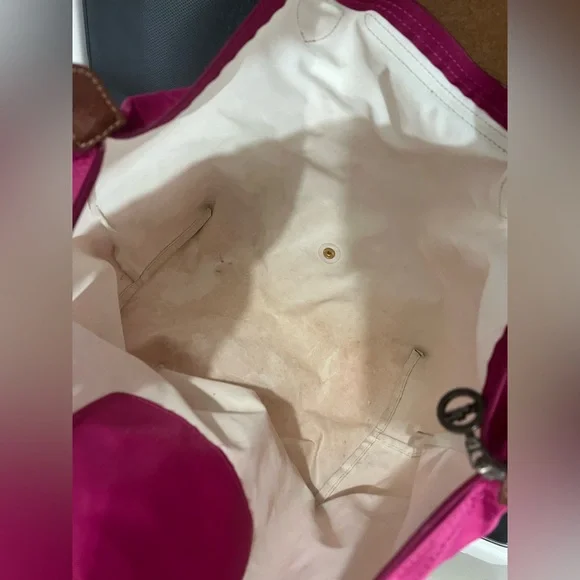 Longchamp Le Pliage M Pink Tote Bag - Picture 8 of 12